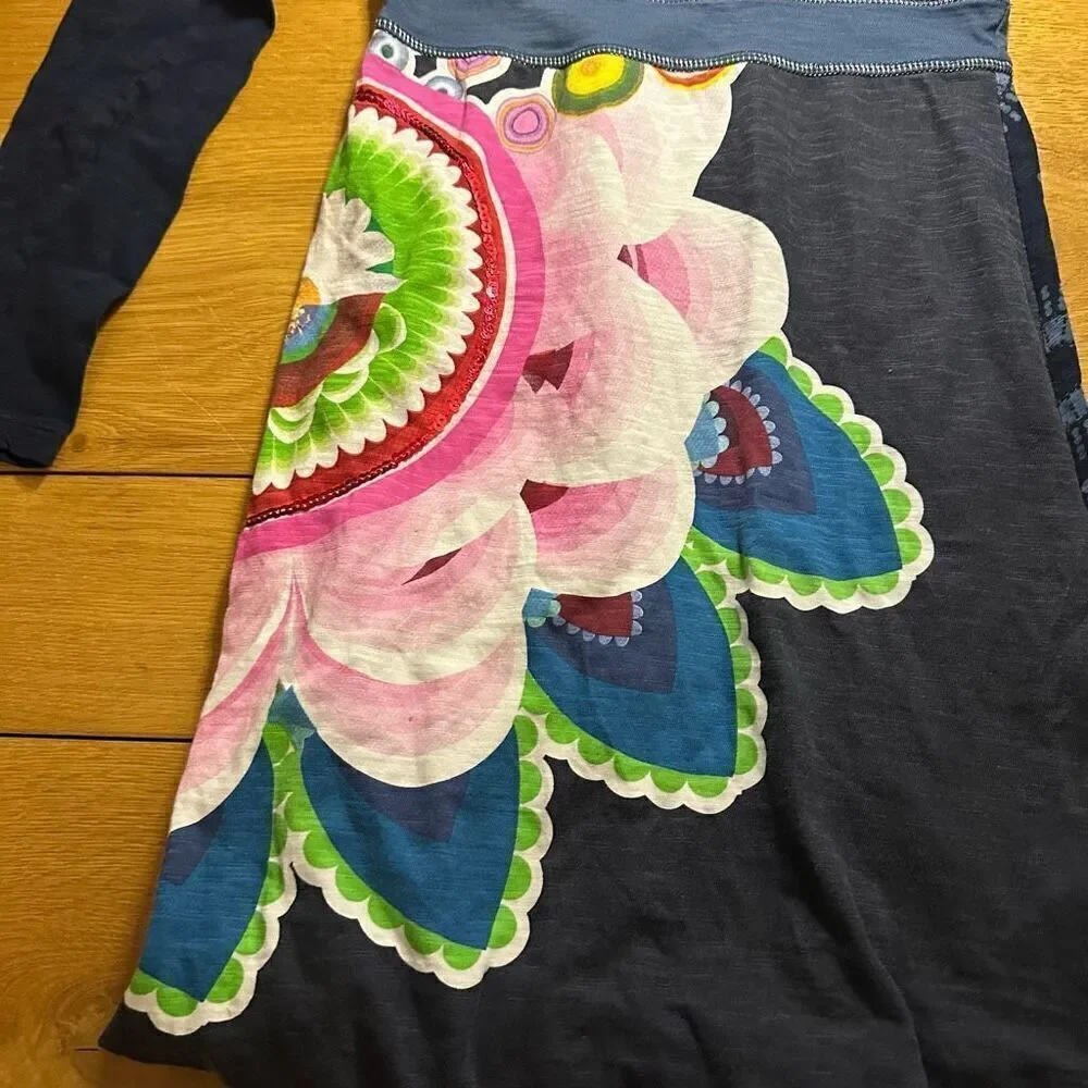 Desigual kids dress flower 11/12